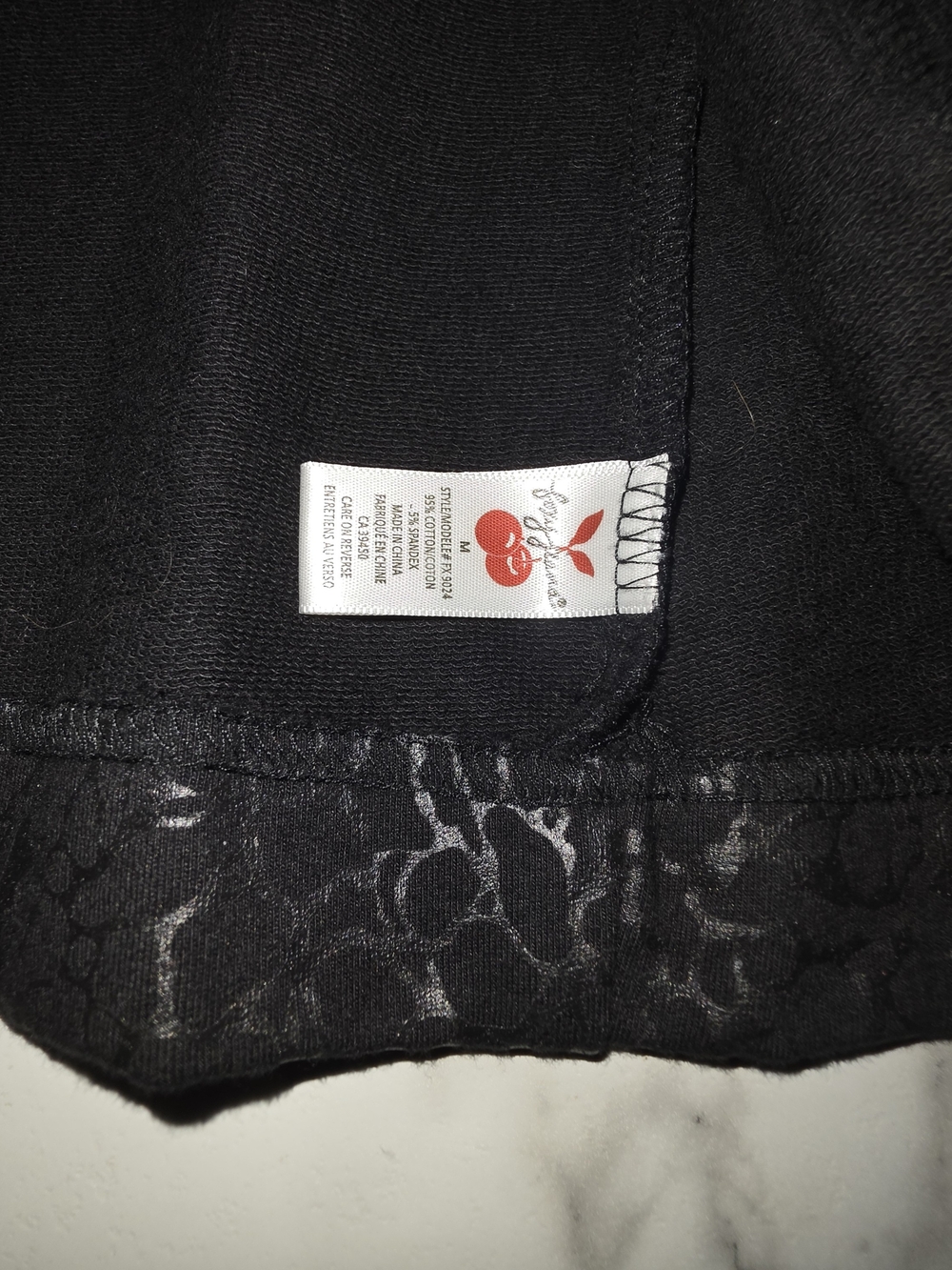 Women’s Black Patterned Button-Front Jacket - Picture 14 of 16